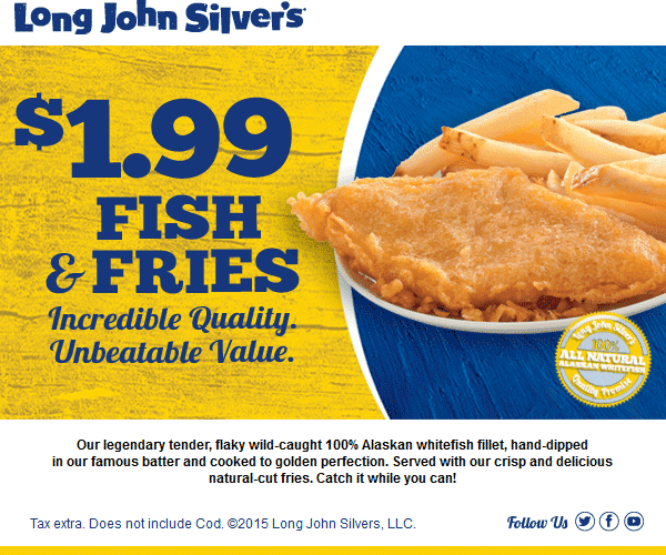 Long John Silvers August 2021 Coupons and Promo Codes 🛒