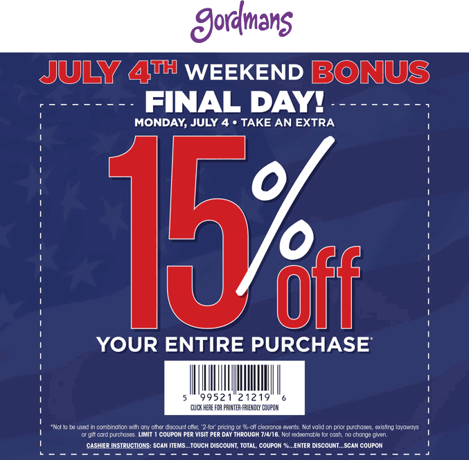 Gordmans coupons & promo code for [May 2024]