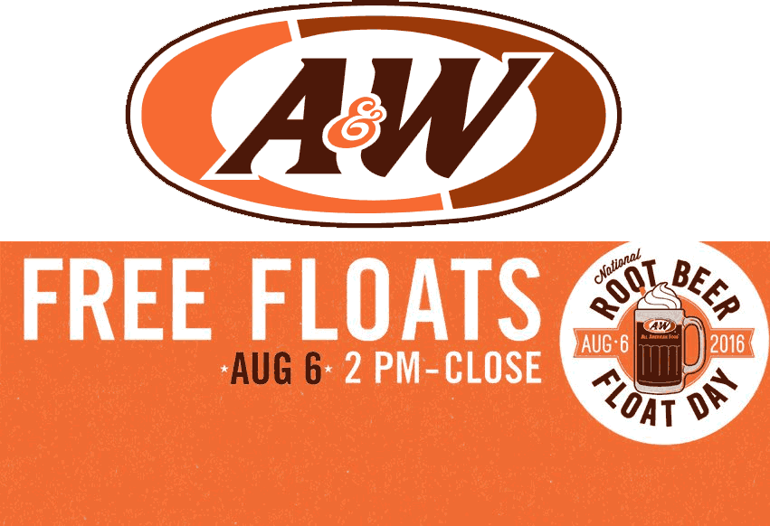 A&W Coupon April 2024 Free root beer floats the 6th at A&W restaurants