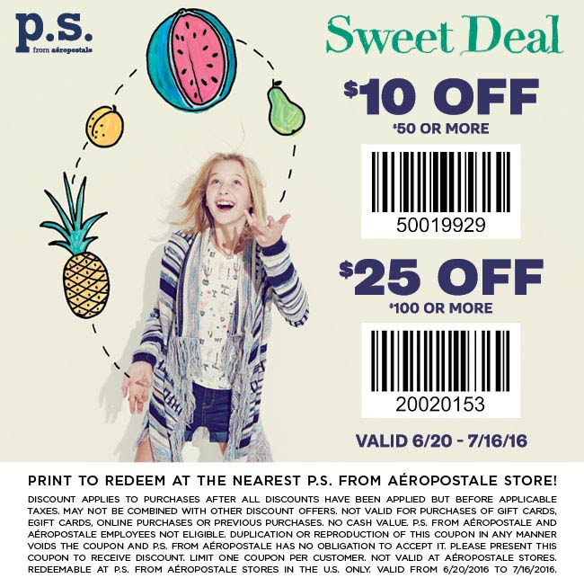 PS from Aeropostale coupons & promo code for [May 2024]