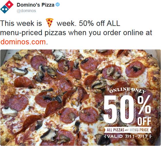 dominos coupon codes free