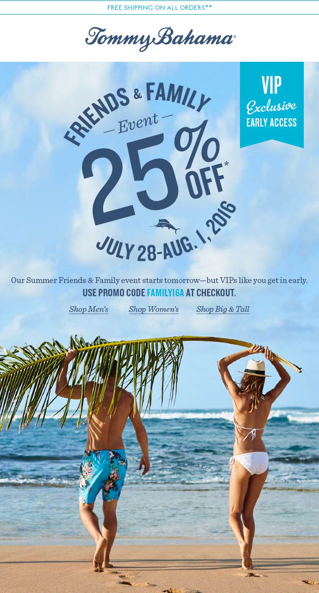 Tommy Bahama coupons & promo code for [May 2024]