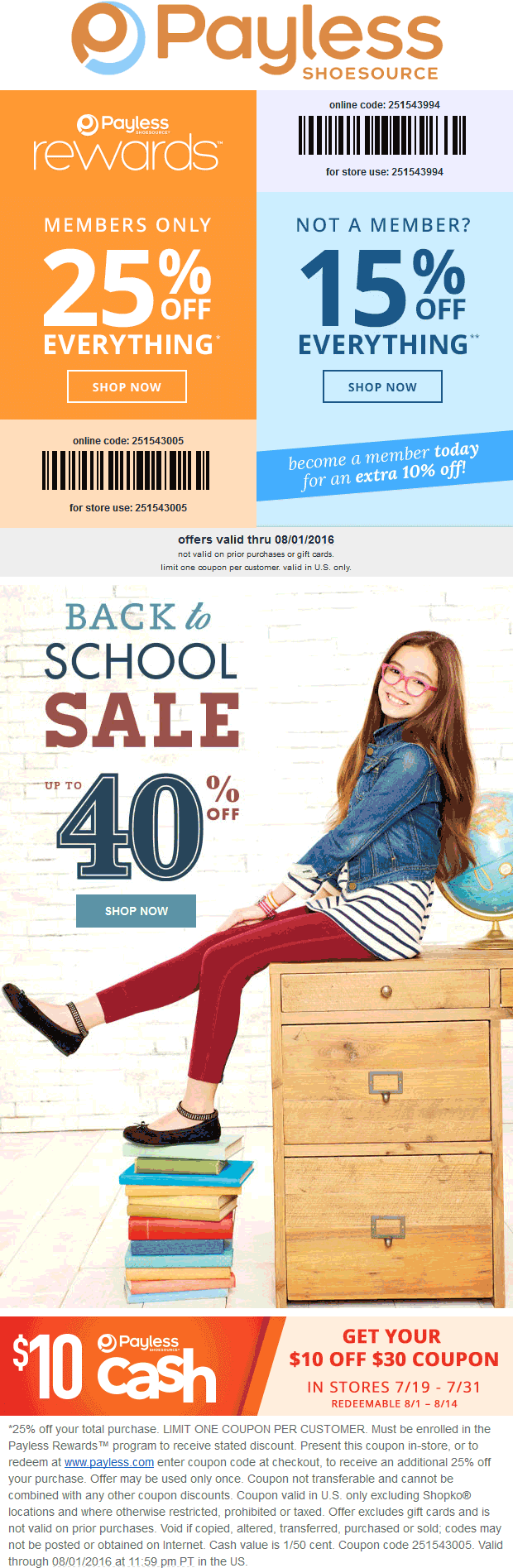 Payless Shoesource coupons & promo code for [May 2024]