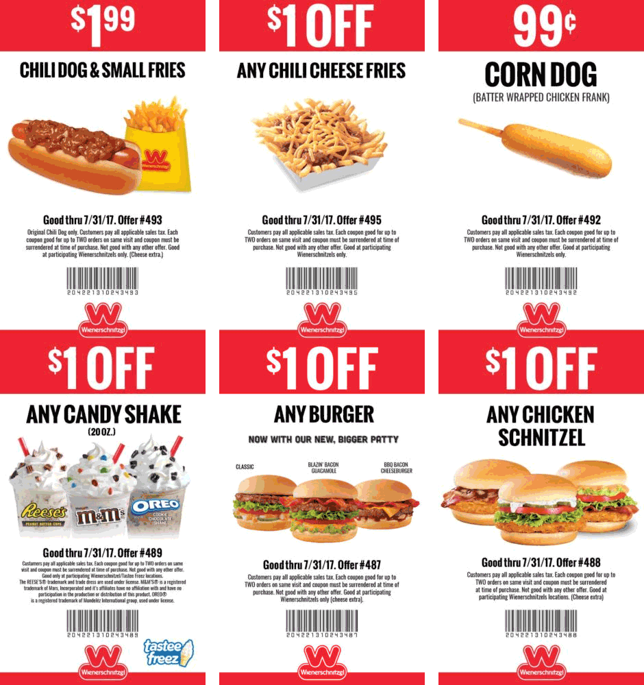Wienerschnitzel Coupons Printable Printable World Holiday