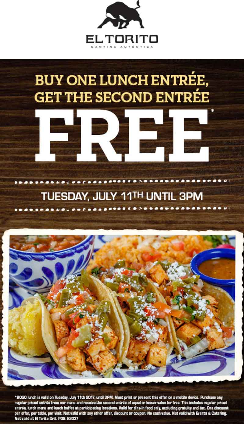 El Torito March 2020 Coupons and Promo Codes
