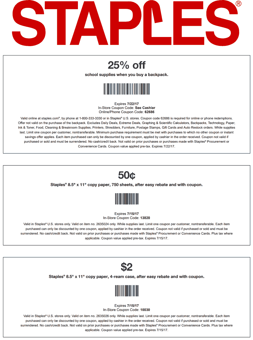 Staples September 2020 Coupons And Promo Codes 