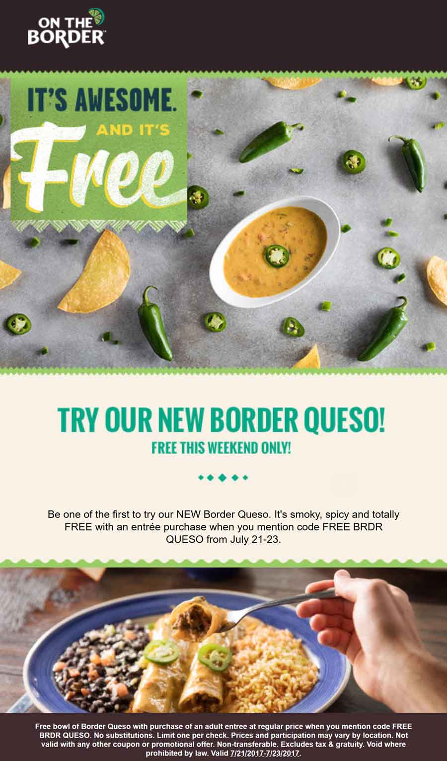 On The Border coupons & promo code for [May 2024]