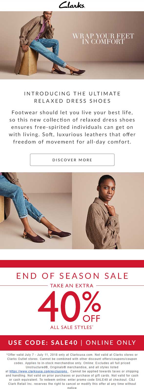 Clarks coupons & promo code for [April 2024]