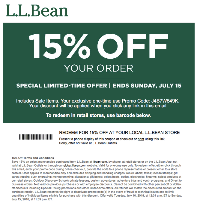 L.L.Bean February 2021 Coupons and Promo Codes 🛒
