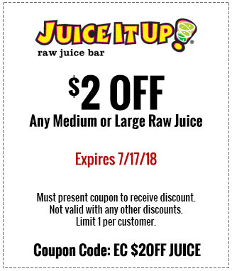 Juice It Up Coupon April 2024 $2 off a raw juice at Juice It Up