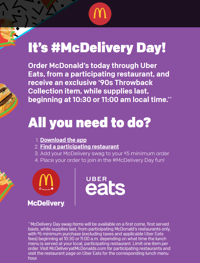 52 HQ Photos Mcdonalds Delivery App Promo Code Mcdonald S Ireland On