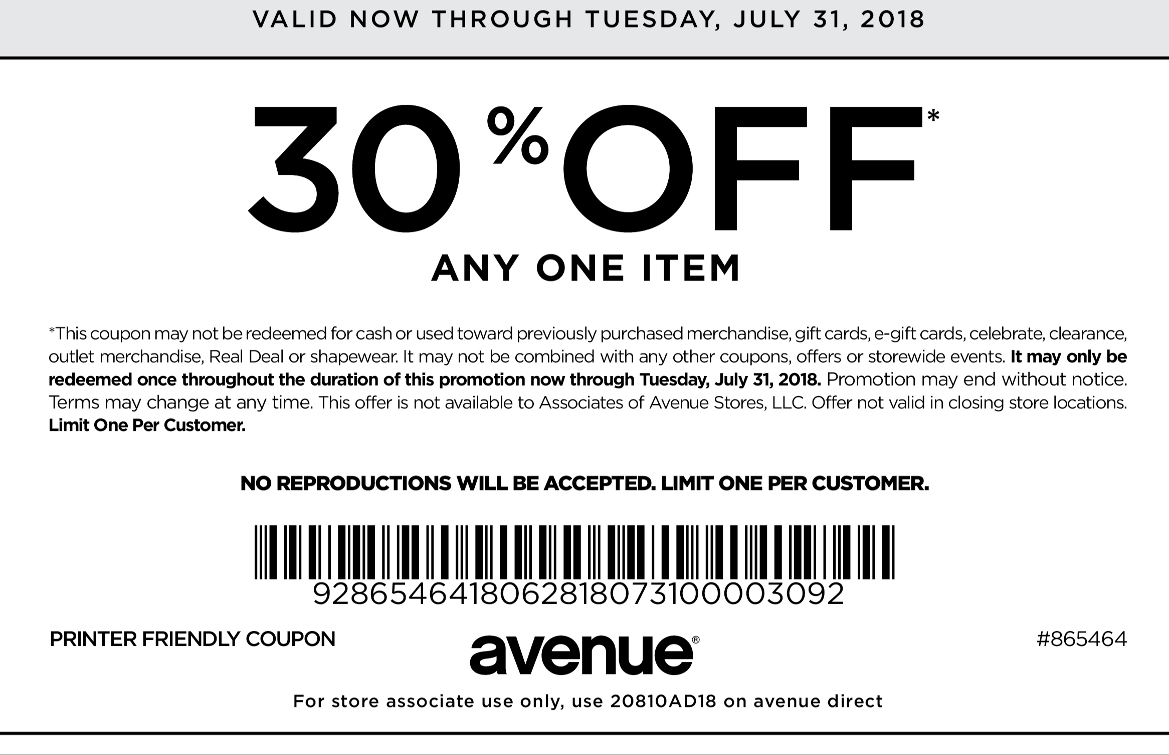 Avenue coupons & promo code for [April 2024]