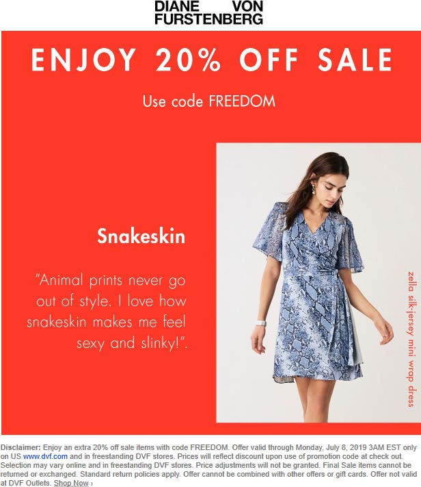 DVF coupons & promo code for [May 2022]