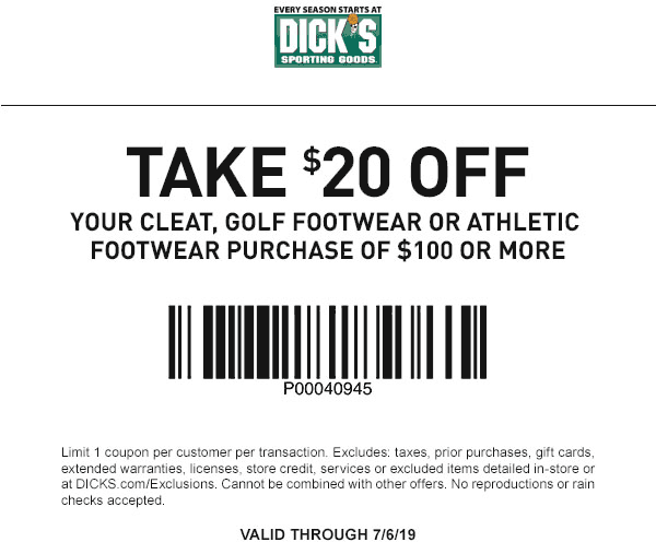 Dicks coupons & promo code for [October 2022]