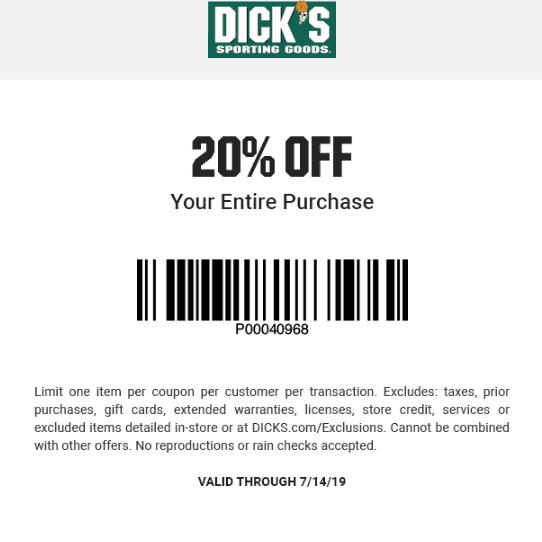 Dicks coupons & promo code for [September 2022]