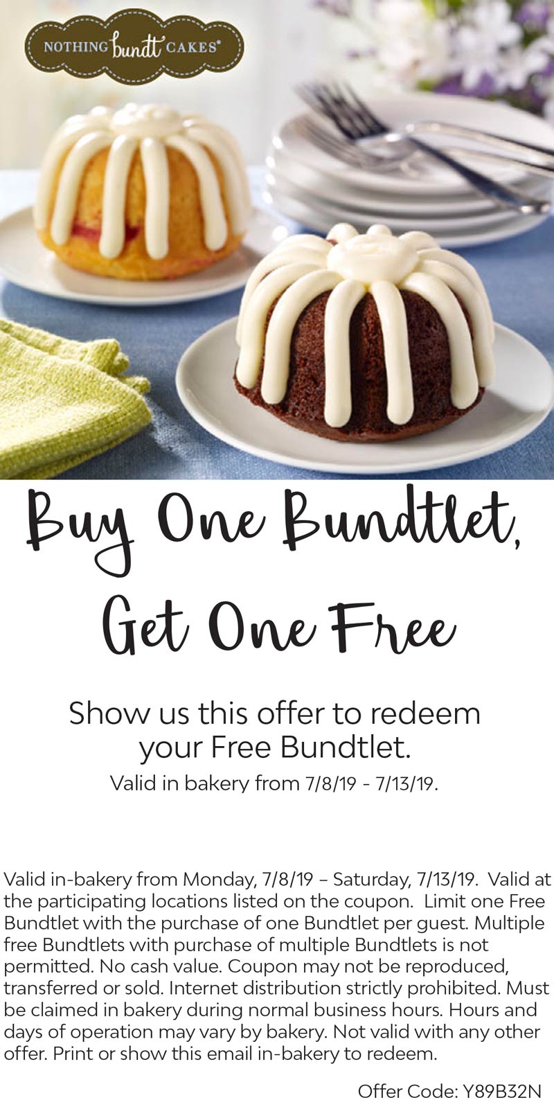Nothing Bundt Cakes July 2021 Coupons And Promo Codes 