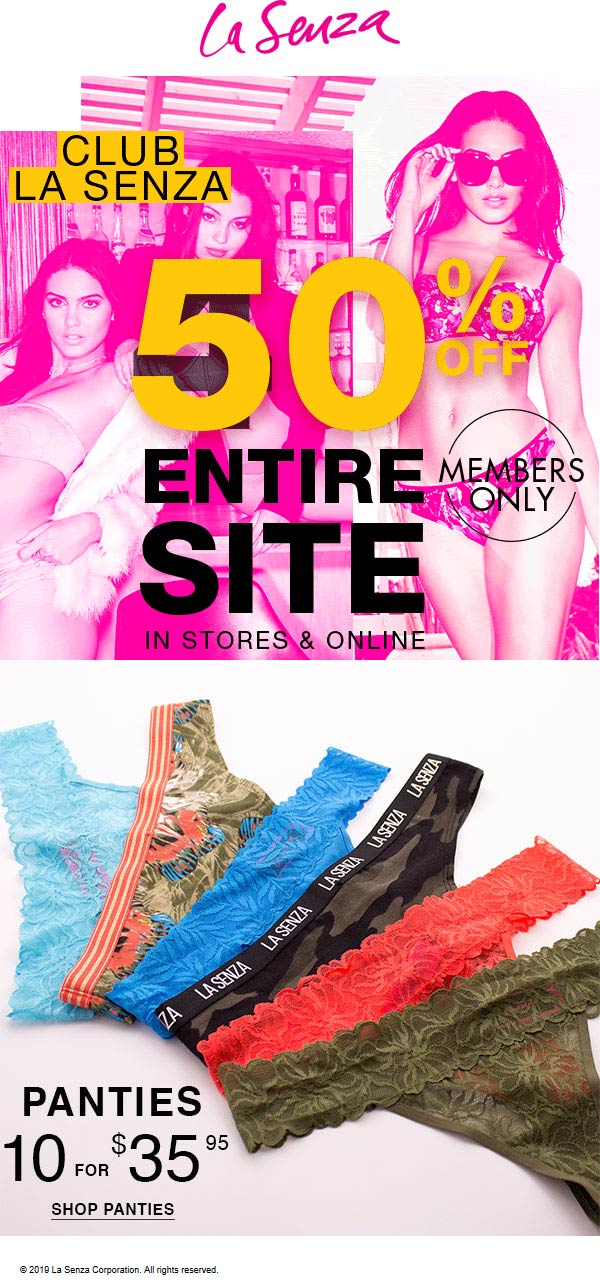 La Senza coupons & promo code for [October 2022]