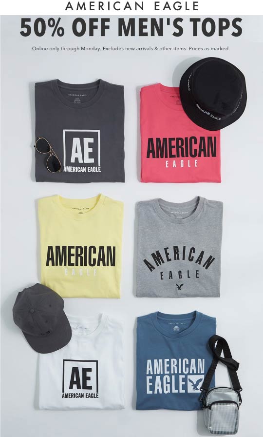 American Eagle stores Coupon  50% off mens tees & tops online at American Eagle #americaneagle americaneagle ootd fashion aexme style model fashionblogger photography liketkit love americaneaglejeans 