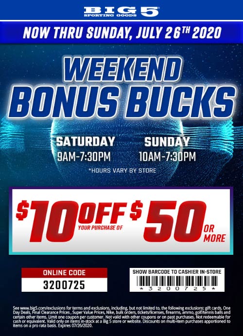 big 5 coupon retailmenot