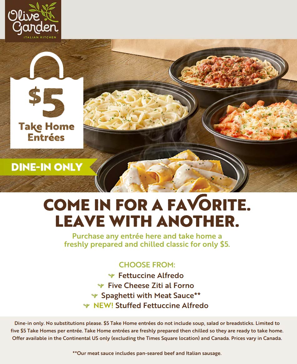 Olive Garden August 2021 Coupons And Promo Codes