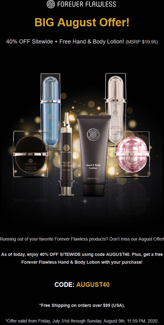 Forever Flawless coupons & promo code for July 2025