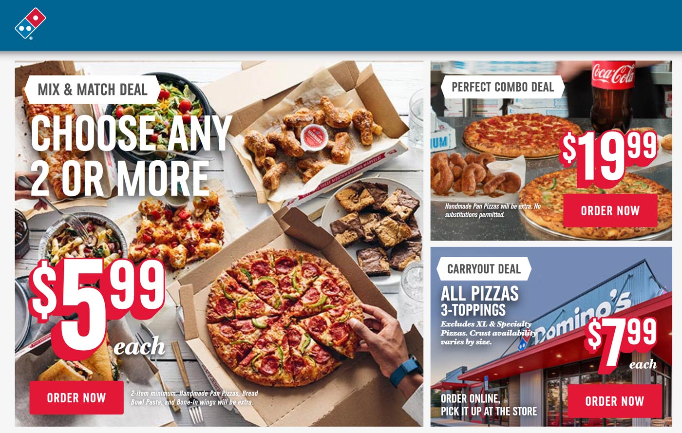 Dominos restaurants Coupon  3-topping pizzas = $8 at Dominos pizza #dominos 