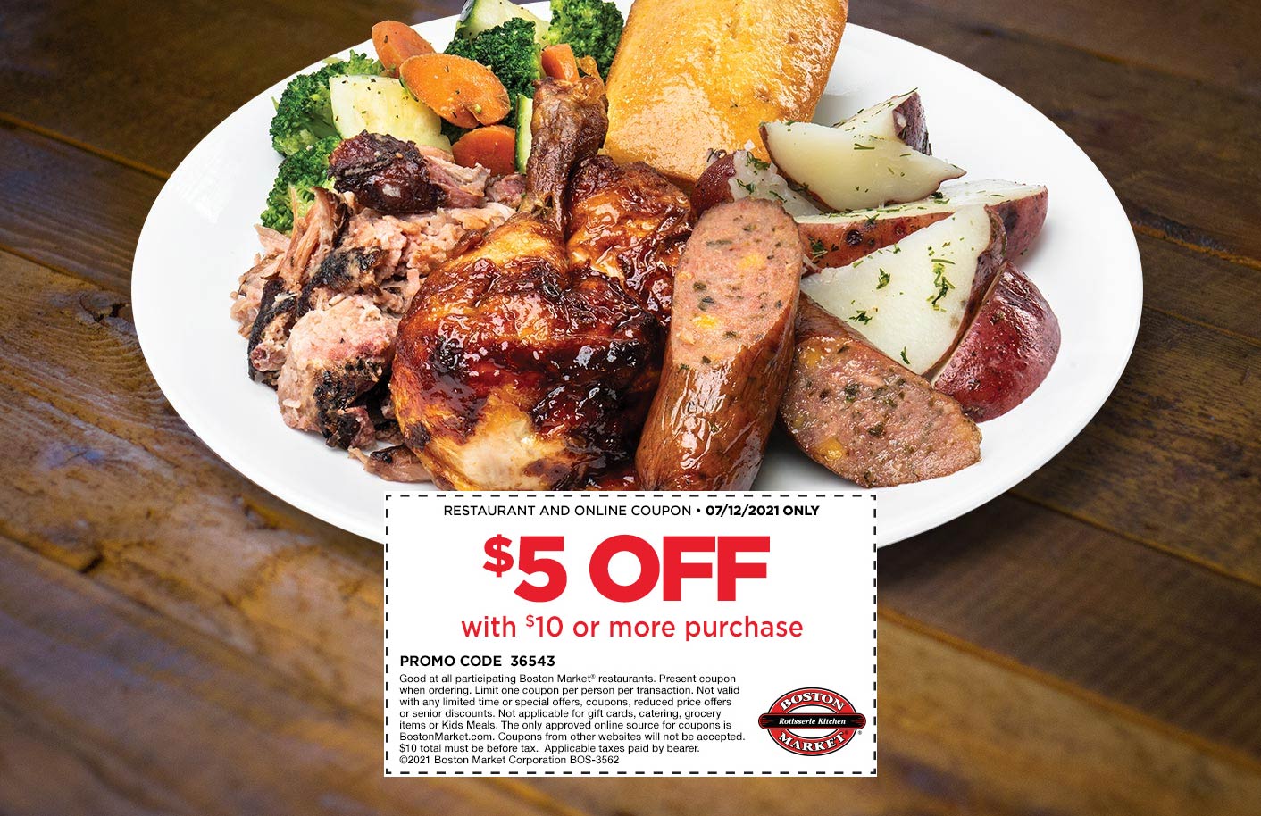 Boston Market restaurants Coupon  $5 off $10 today at Boston Market restaurants #bostonmarket 