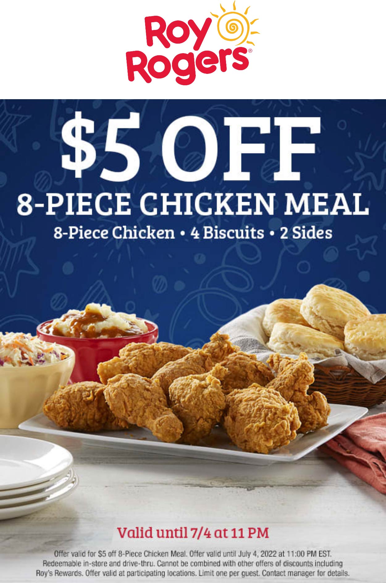 Roy Rogers coupons & promo code for July 2025