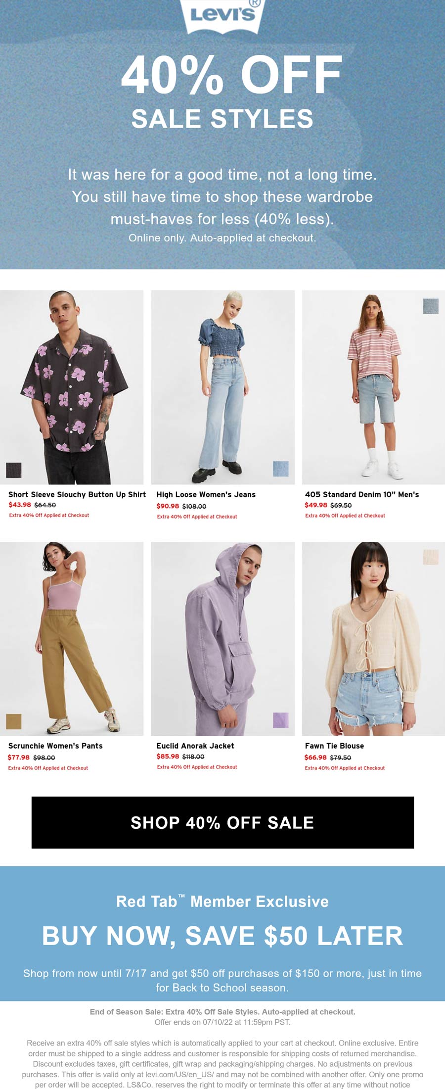 Levis stores Coupon  Extra 40% off sale styles online today at Levis #levis 