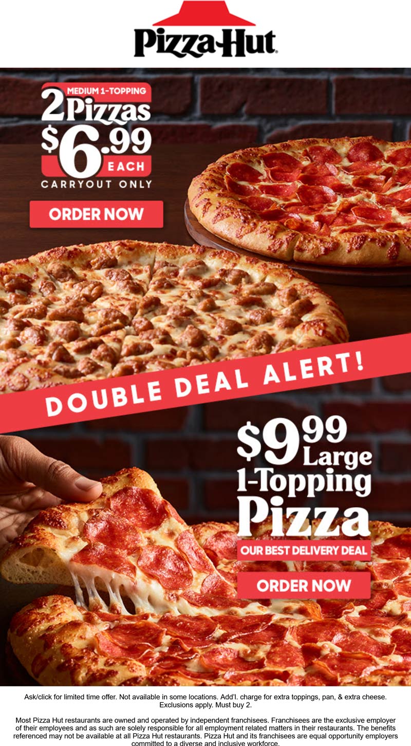 Pizza Hut coupons & promo code for [November 2022]