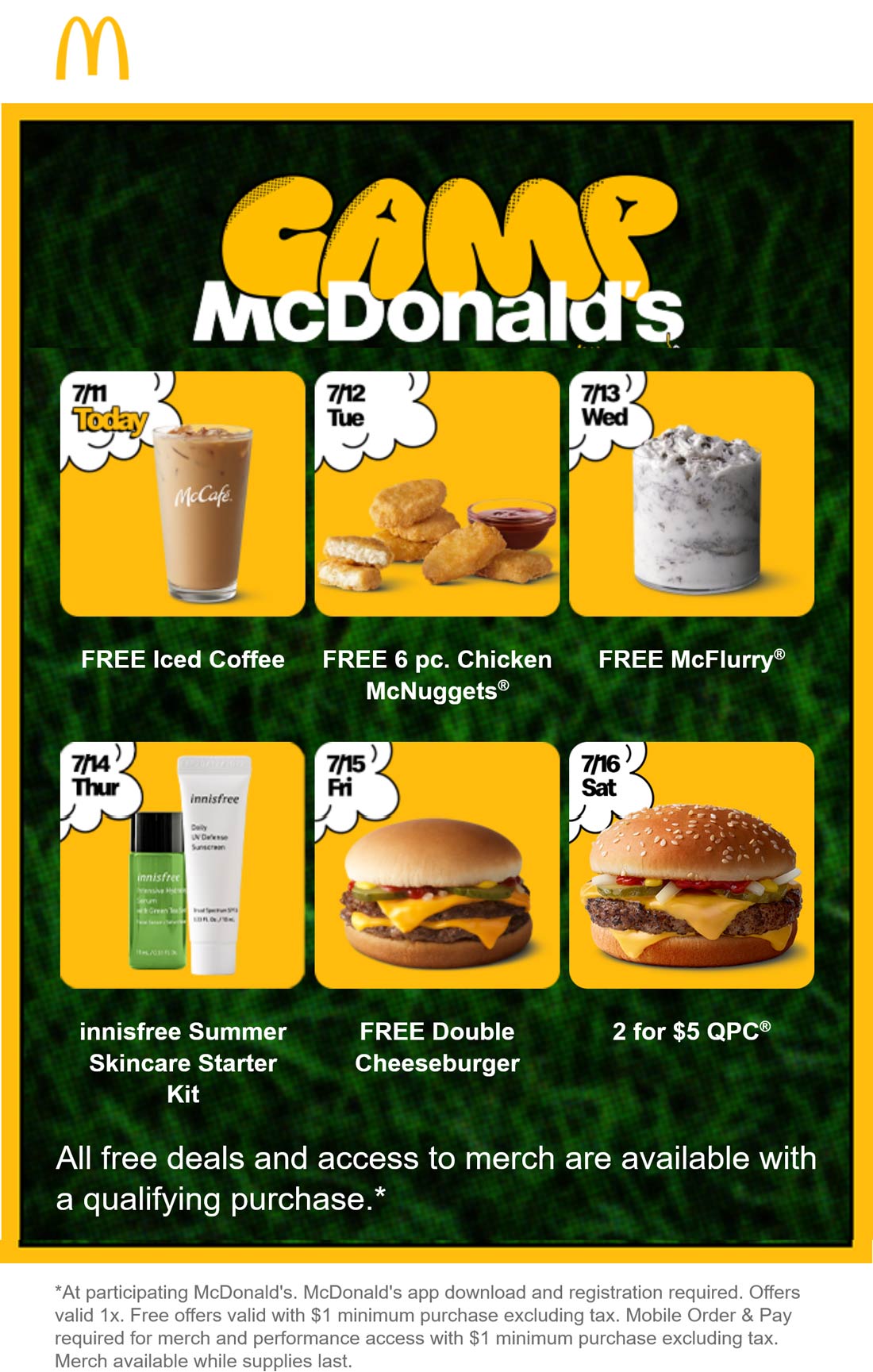 McDonalds restaurants Coupon  Free double cheeseburger & more this week via mobile at McDonalds #mcdonalds 