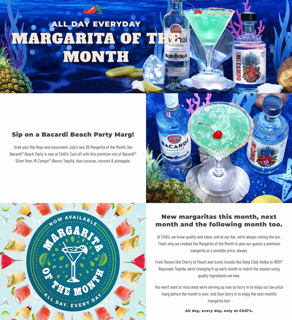 Chilis coupons & promo code for July 2025