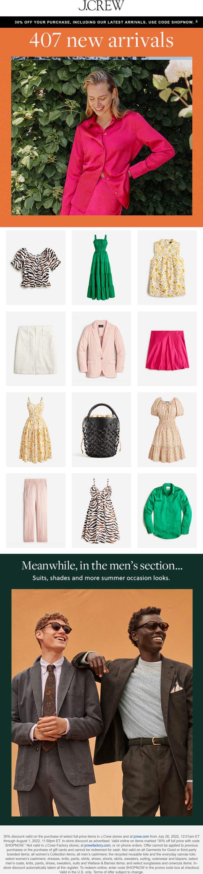 J.Crew coupons & promo code for July 2025