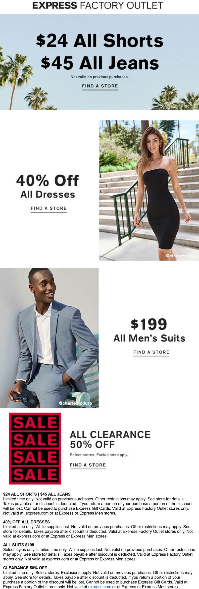 Express Factory Outlet coupons & promo code for [November 2022]
