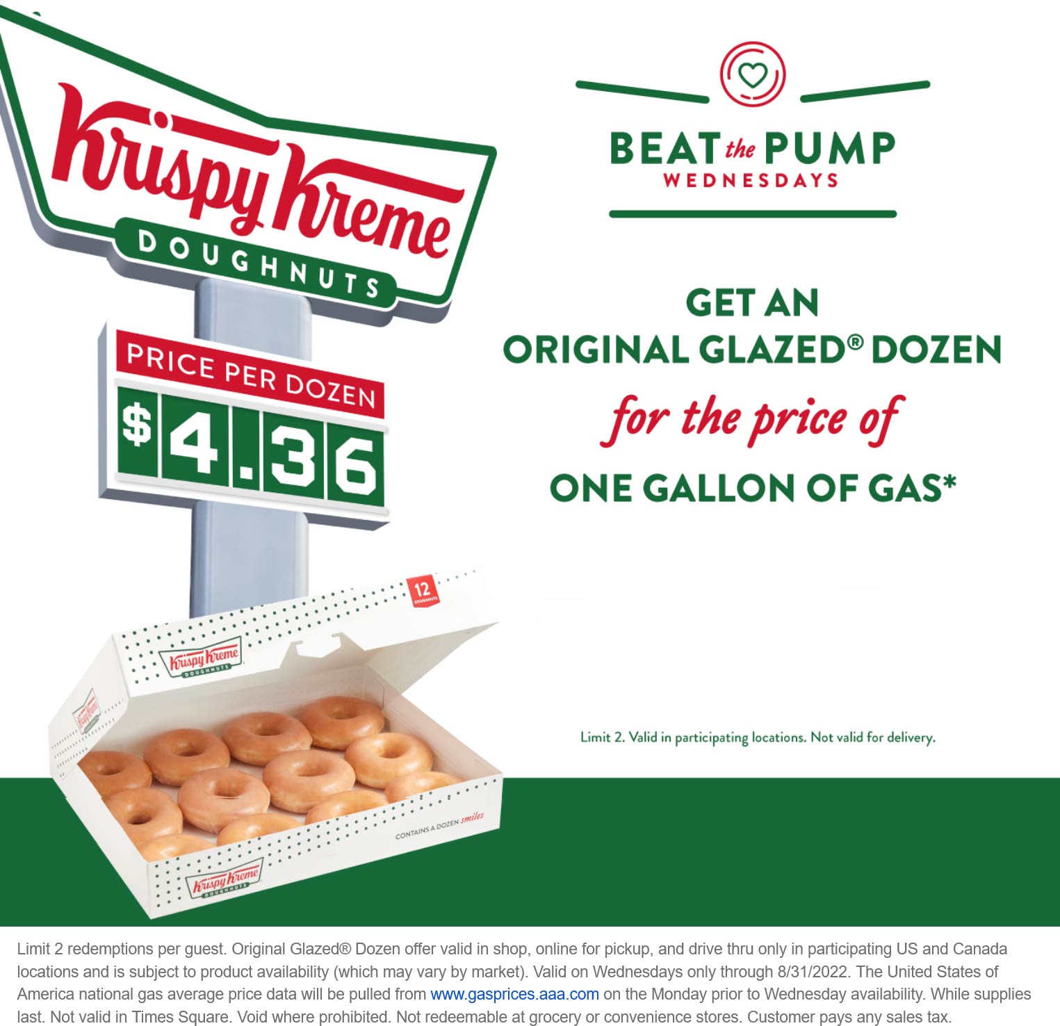Krispy Kreme restaurants Coupon  $4.36 dozen doughnuts today at Krispy Kreme #krispykreme 