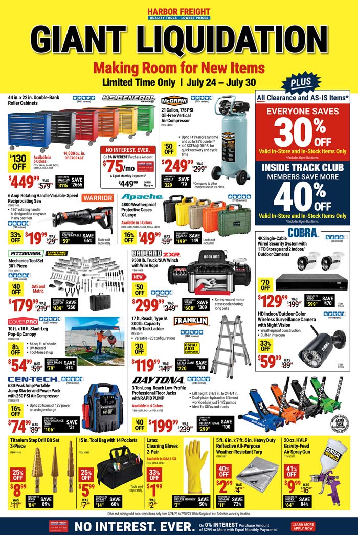 Harbor Freight stores Coupon  30% off clearance & more at Harbor Freight Tools #harborfreight 