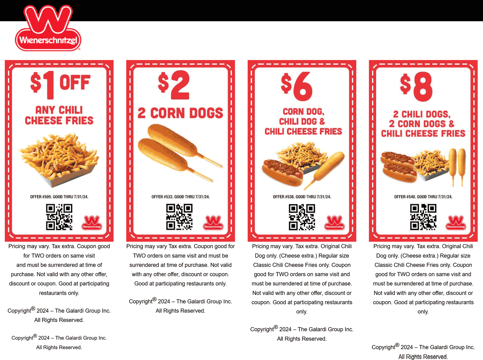 Wienerschnitzel restaurants Coupon  2 corn dogs for $2 & more at Wienerschnitzel restaurants #wienerschnitzel 