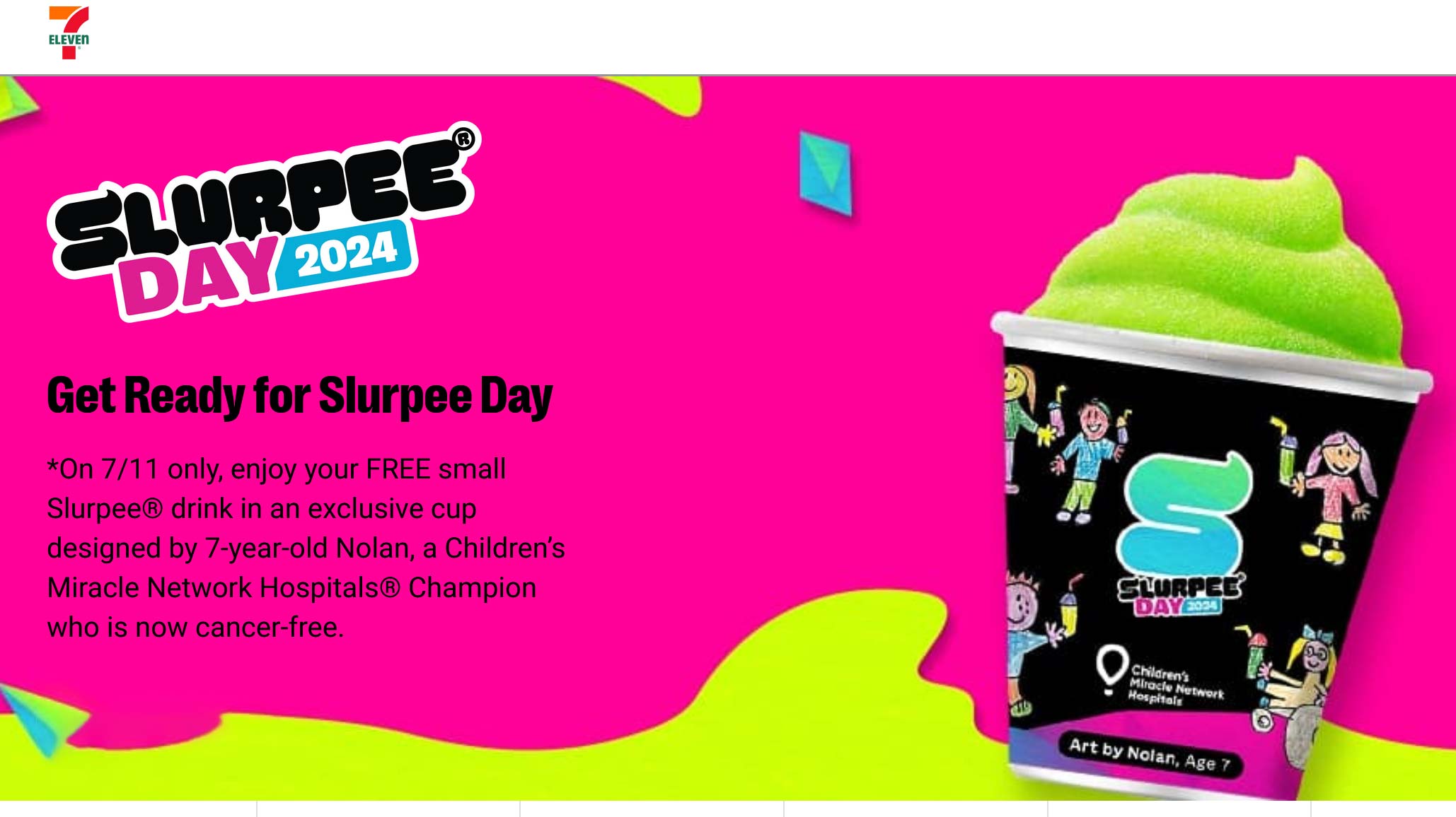 7-Eleven stores Coupon  Free slurpee today at 7-Eleven #7eleven 