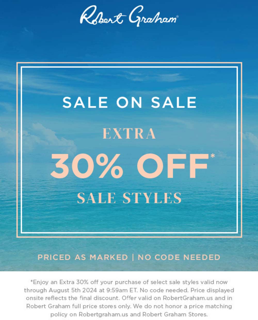 Robert Graham stores Coupon  Extra 30% off sale styles at Robert Graham #robertgraham 