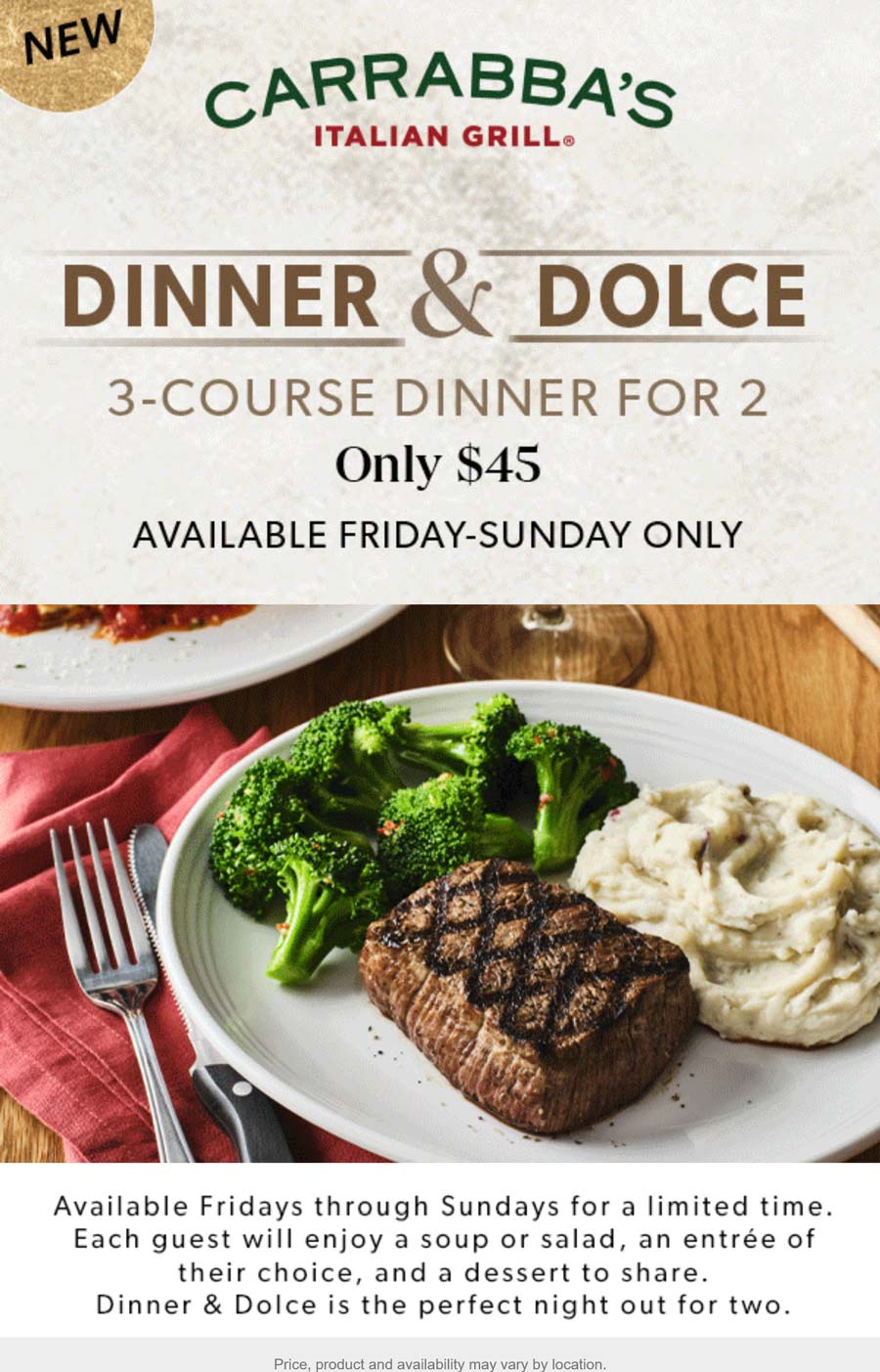 Carrabba's online coupons hotsell