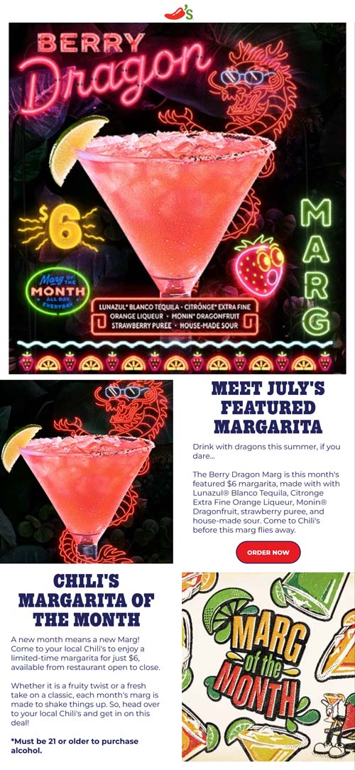 Chilis coupons & promo code for July 2025