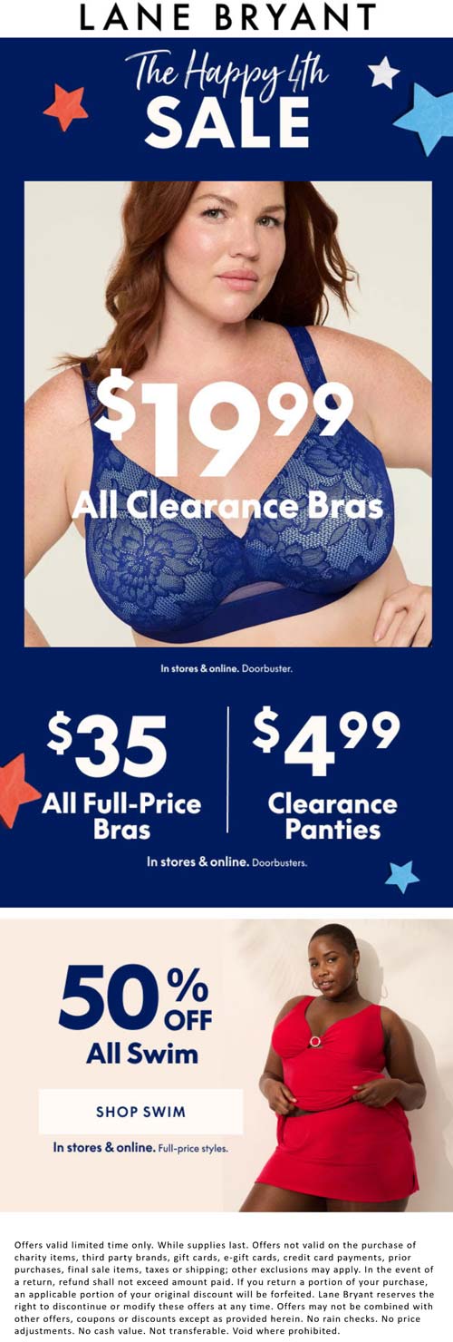 Lane Bryant coupons & promo code for July 2025