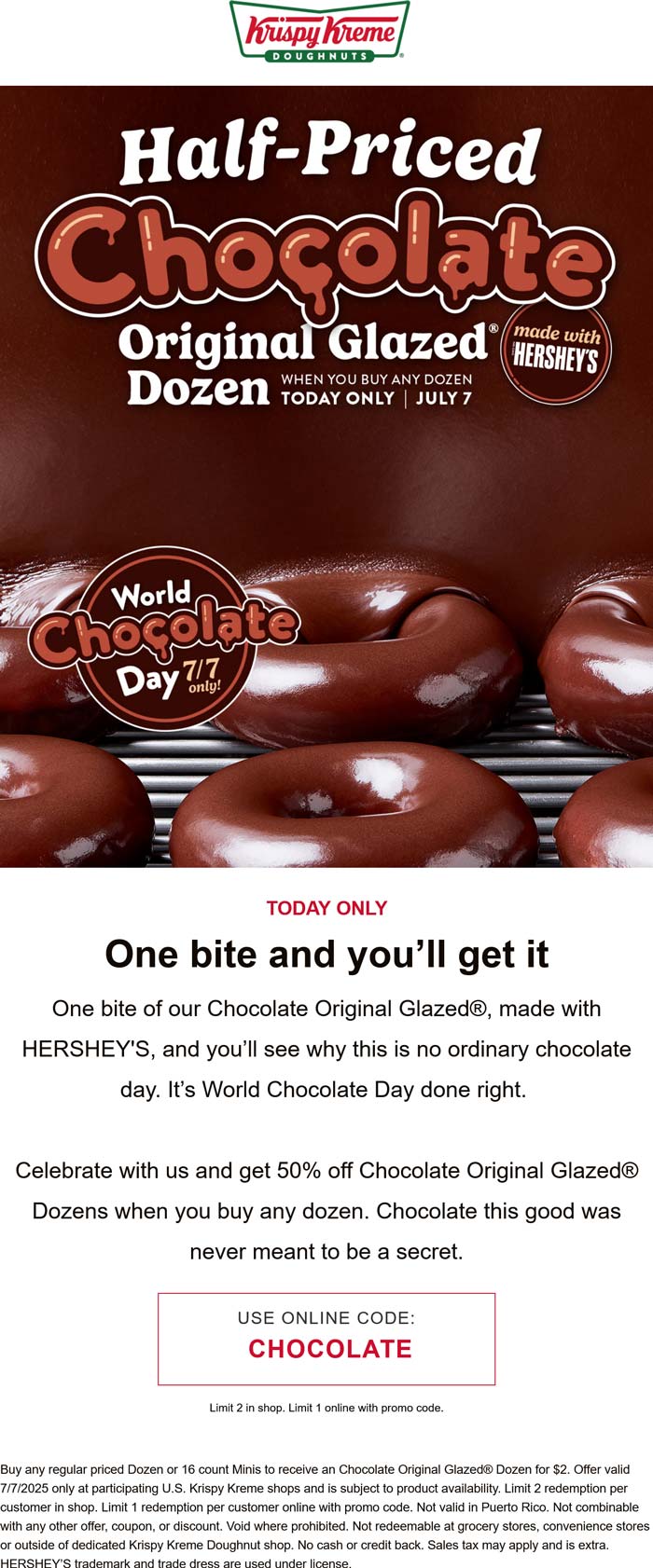 Krispy Kreme coupons & promo code for July 2025