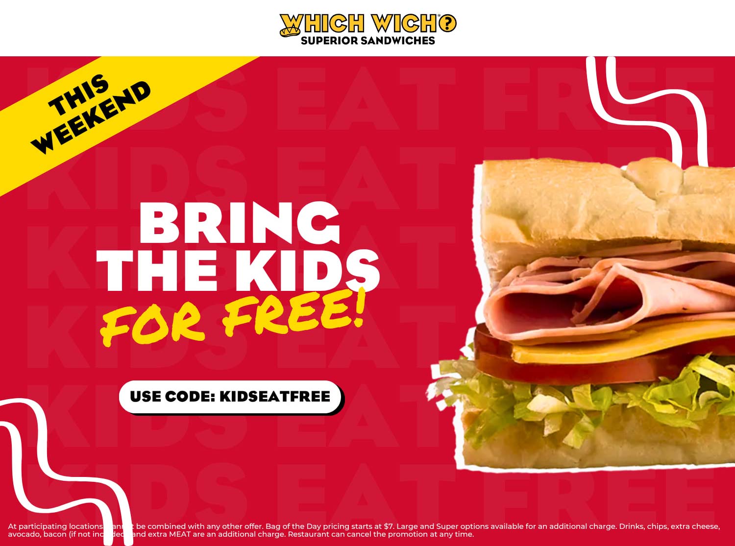 Which Wich coupons & promo code for July 2025