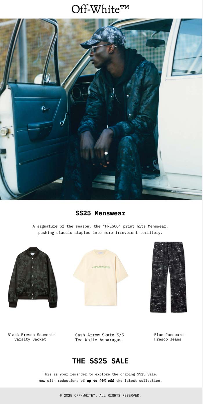 Off-White coupons & promo code for July 2025