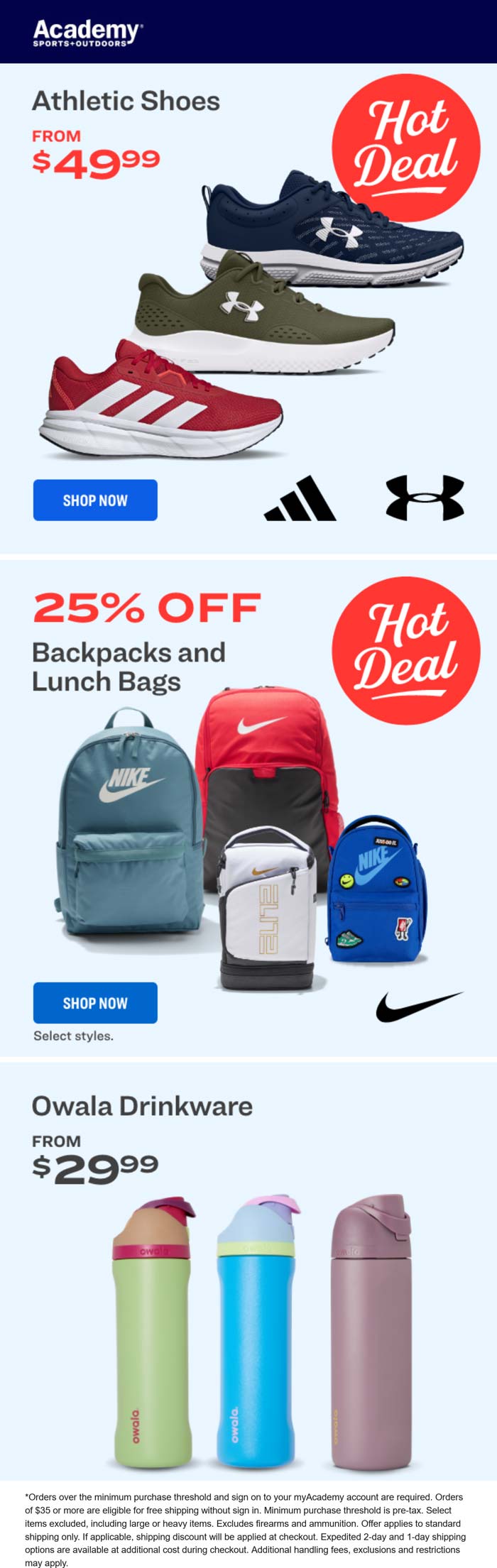 Academy Sports + Outdoors coupons & promo code for August 2025