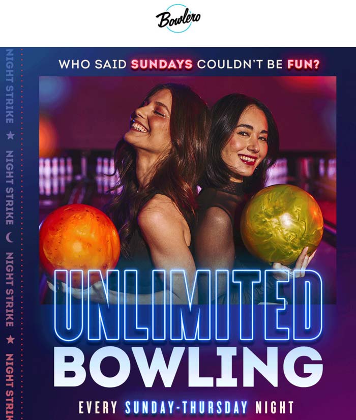Bowlero coupons & promo code for July 2025