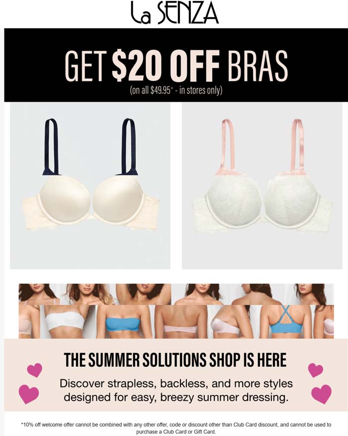 La Senza coupons & promo code for August 2025