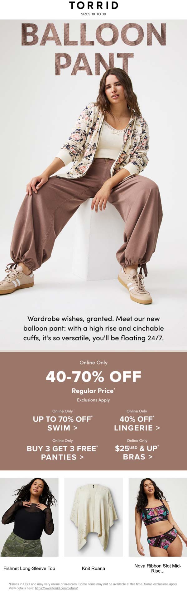 Torrid coupons & promo code for August 2025