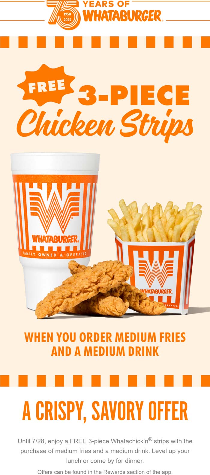 Whataburger coupons & promo code for July 2025